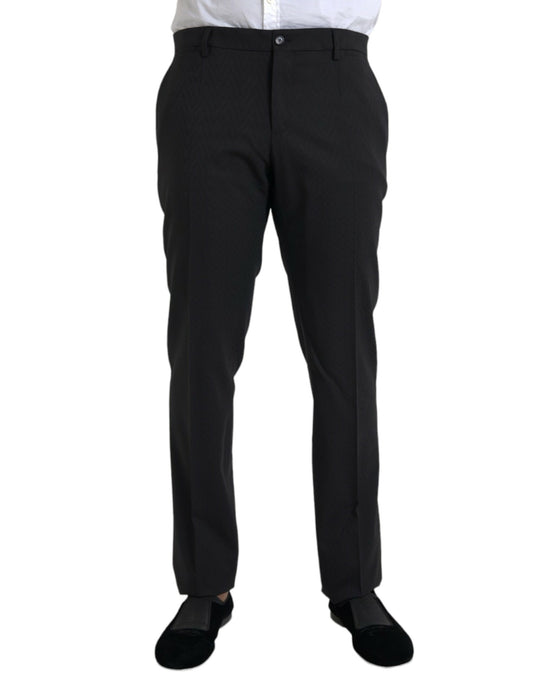 Dolce & Gabbana Black Wool Men Skinny Dress Pants - Gio Beverly Hills