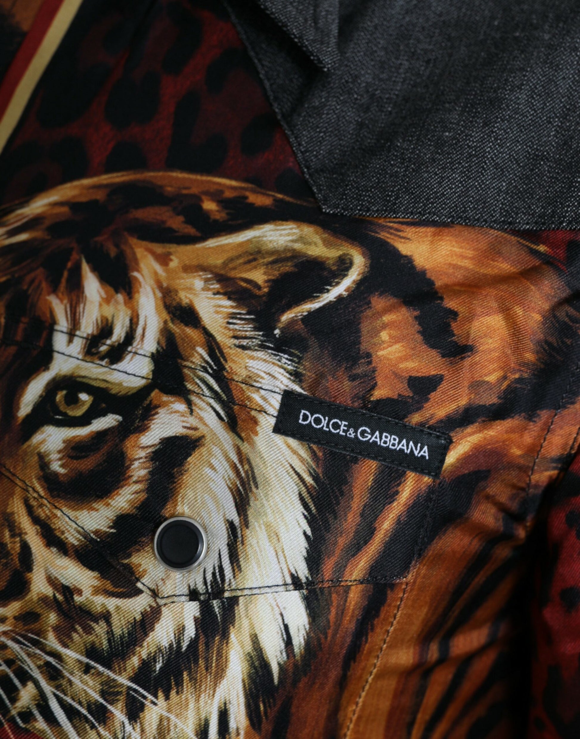 Dolce & Gabbana Multicolor Tiger Button Down Casual Shirt - Gio Beverly Hills