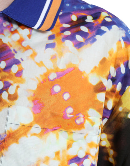 Dolce & Gabbana Multicolor Luminarie Print Cotton Casual Shirt - Gio Beverly Hills