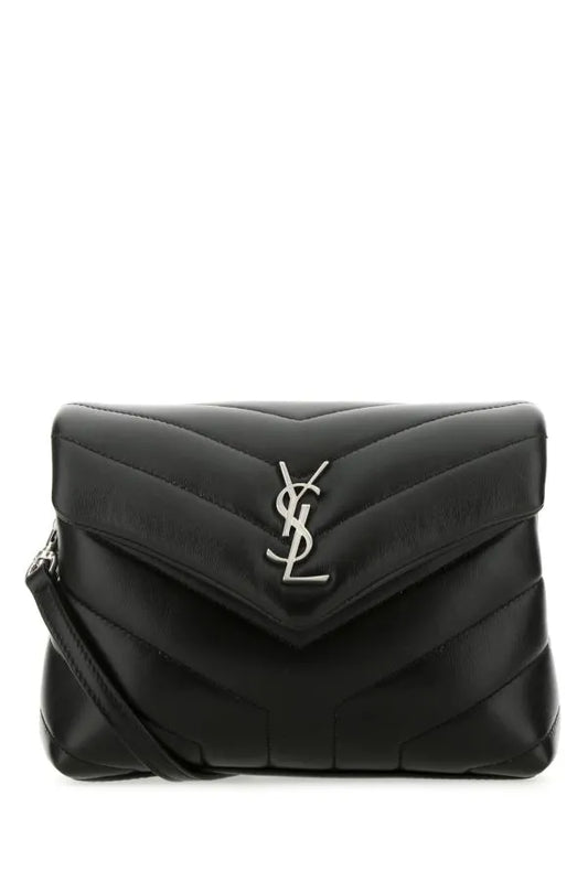 Saint Laurent Black Leather Toy Loulou Crossbody Bag - Gio Beverly Hills