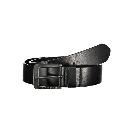 Blauer Black Leather Belt - Gio Beverly Hills