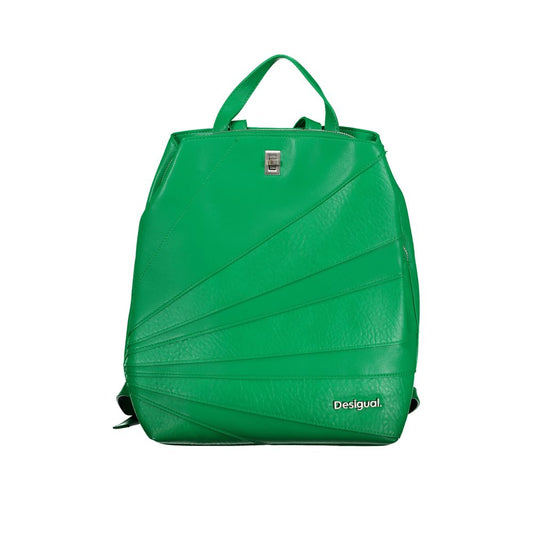 Desigual Green Polyethylene Backpack - Gio Beverly Hills