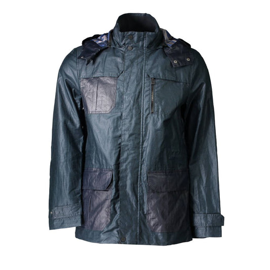 Geox Green Polyester Jacket - Gio Beverly Hills