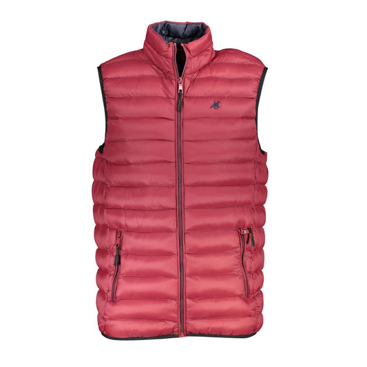 U.S. Grand Polo Sleek Sleeveless Pink Zip Jacket - Gio Beverly Hills