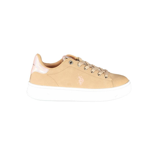 U.S. POLO ASSN. Beige Polyester Sneaker - Gio Beverly Hills