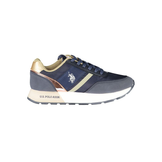 U.S. POLO ASSN. Blue Polyester Sneaker - Gio Beverly Hills