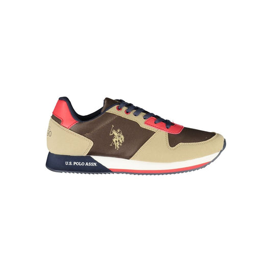 U.S. POLO ASSN. Brown Polyester Sneaker - Gio Beverly Hills
