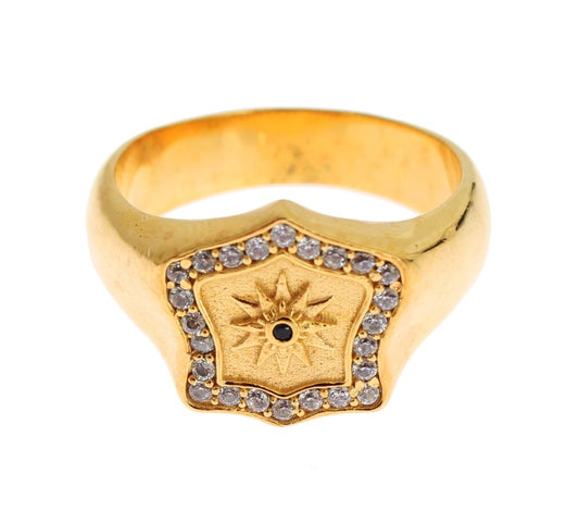 Nialaya Gold Plated 925 Sterling Silver Ring - Gio Beverly Hills