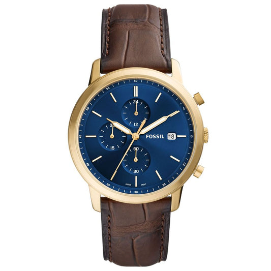 Fossil Gold Men Watch - Gio Beverly Hills