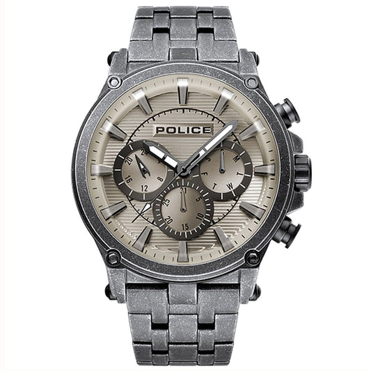 Police Silver Men Watch - Gio Beverly Hills