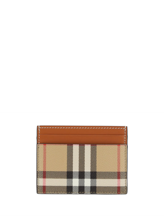 Burberry Brown Printed Canvas Cardholder - Gio Beverly Hills