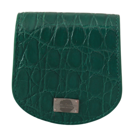 Dolce & Gabbana Green Exotic Skins Condom Case Holder Wallet - Gio Beverly Hills