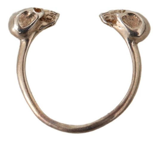 Nialaya Antique Silver Tone Skull Men Jewelry Ring - Gio Beverly Hills