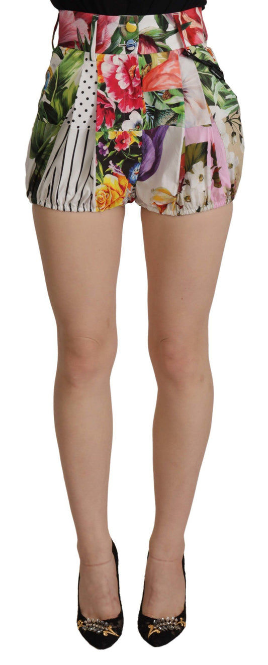 Dolce & Gabbana Multicolor High Waist Hot Pants Shorts - Gio Beverly Hills
