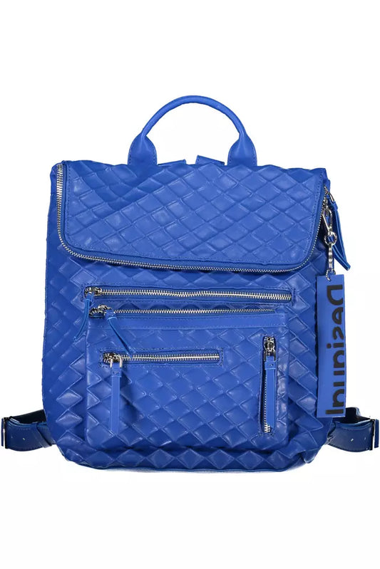 Desigual Blue Polyethylene Backpack - Gio Beverly Hills