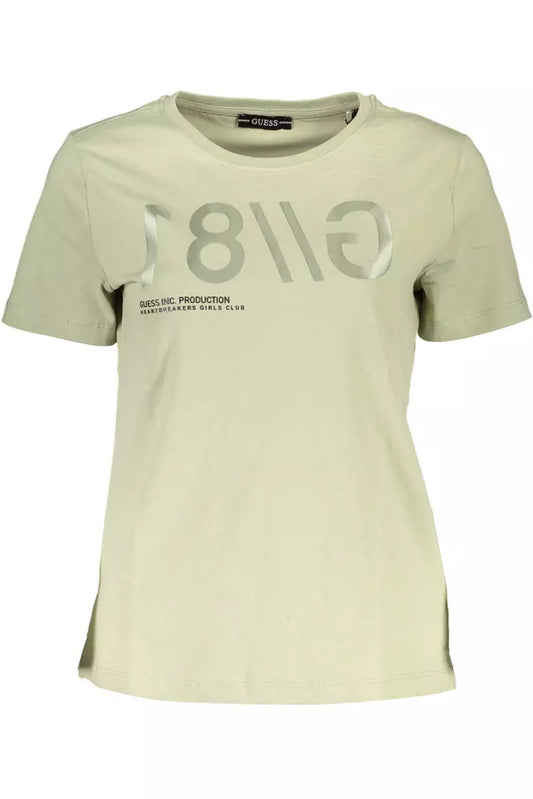 Guess Jeans Green Cotton Tops & T-Shirt - Gio Beverly Hills