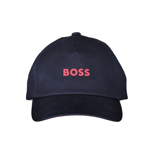 Hugo Boss Blue Cotton Hats & Cap - Gio Beverly Hills