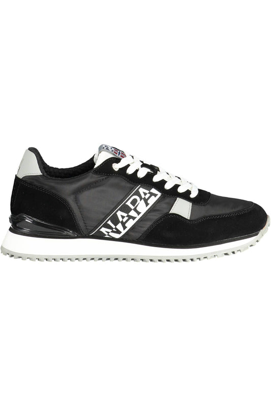 Napapijri Black Polyester Sneaker - Gio Beverly Hills