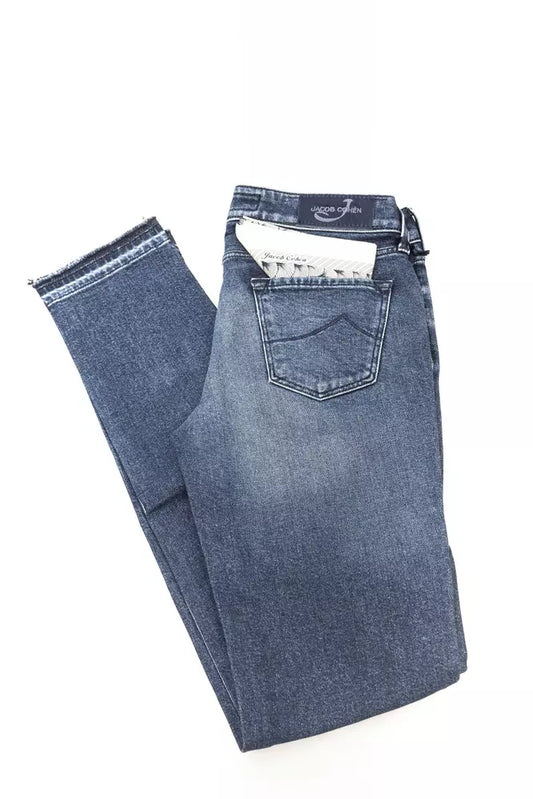 Jacob Cohen Blue Cotton Jeans & Pant - Gio Beverly Hills