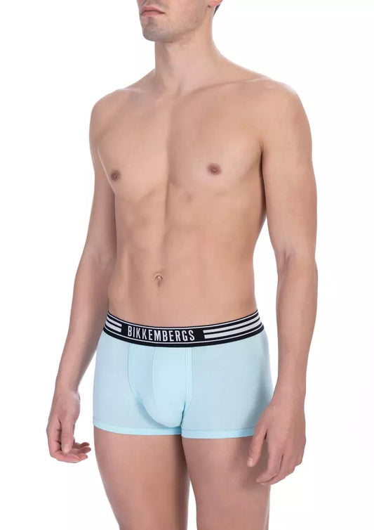 Bikkembergs Light Blue Cotton Underwear - Gio Beverly Hills