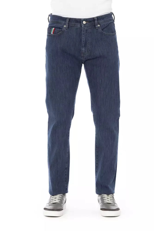 Baldinini Trend Blue Cotton Jeans & Pant - Gio Beverly Hills