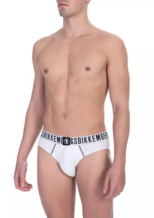 Bikkembergs White Cotton Underwear - Gio Beverly Hills