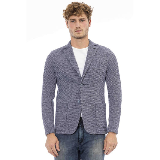 Distretto12 Distretto12 Classic Blue Fabric Jacket - Elegance Redefined - Gio Beverly Hills