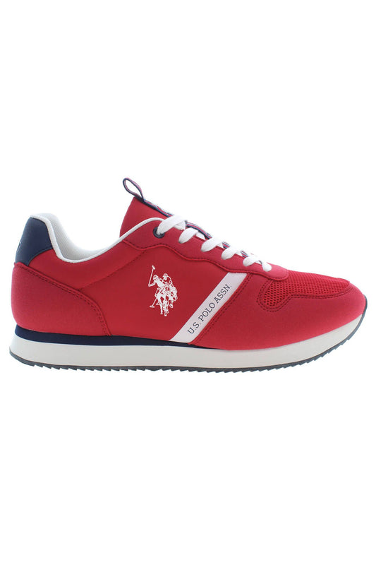 U.S. POLO ASSN. Red Polyester Sneaker - Gio Beverly Hills