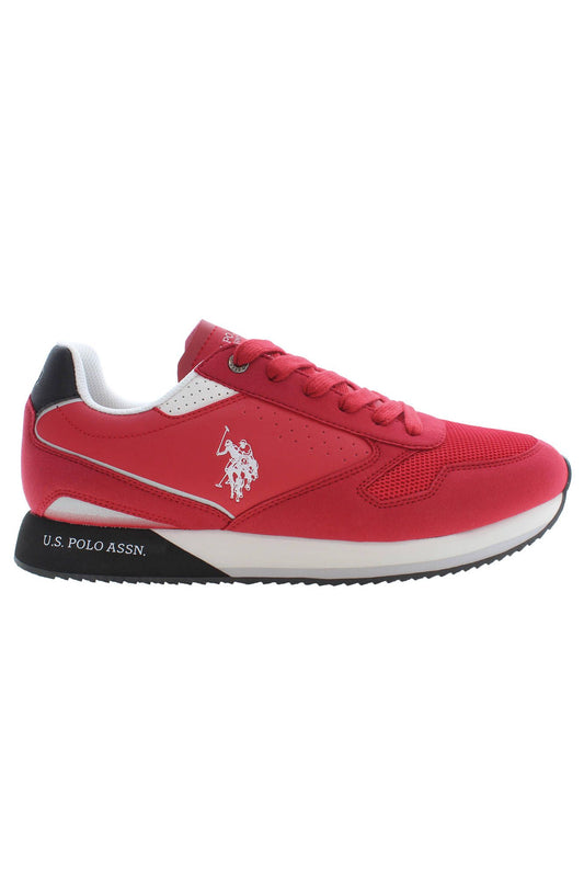 U.S. POLO ASSN. Red Polyester Sneaker - Gio Beverly Hills