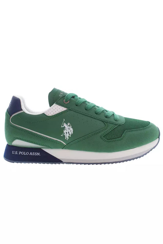 U.S. POLO ASSN. Green Polyester Sneaker - Gio Beverly Hills