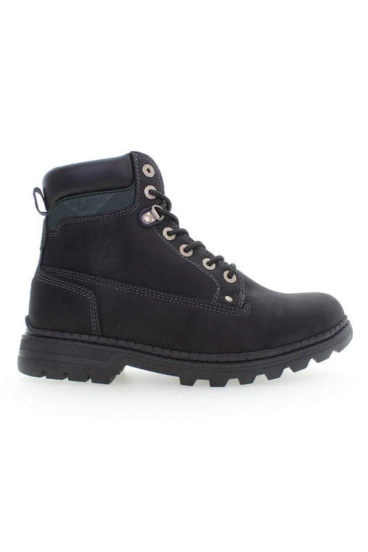 U.S. POLO ASSN. Black Polyester Boot - Gio Beverly Hills