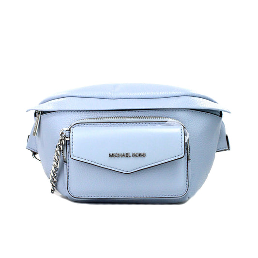 Michael Kors Maisie Large Pale Blue 2-n-1 Waistpack Card Case Fanny Pack Bag - Gio Beverly Hills